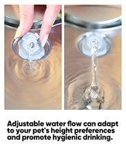 Load image into Gallery viewer, OlarHike Cat Water Fountain Stainless Steel, 67oz/2L Dog Water Bowl Dispenser Automatic Pet Water Fountain with Quiet Pump, Dishwasher Safe Design & Adjustable Water Flow for Cats, Dogs