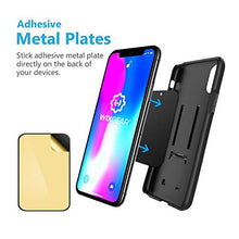 Load image into Gallery viewer, WixGear Rectangle Flat Stick On Dashboard Magnetic Car Mount Holder for Cell Phones and Mini Tablets with Fast Swift-Snap Technology - Extra Slim