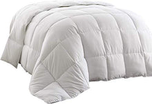 Load image into Gallery viewer, Chezmoi Collection All Season Down Alternative Comforter - Hypoallergenic Plush Microfiber Fill - Box Stitch Quilted - Duvet Insert with Corner Tabs (Twin, White)