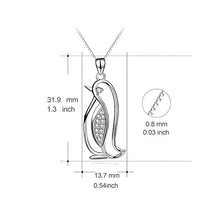 Load image into Gallery viewer, YFN Penguin Gifts Sterling Silver Penguin Necklace Penguin Pendant Jewelry for Women Gifts