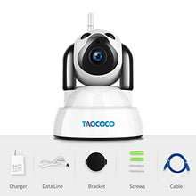 Load image into Gallery viewer, TAOCOCO Dog Camera, Pet Camera, 1080P FHD WiFi IP Surveillance Camera, Wireless Security Dome Camera for 2.4 GHz, Home Baby Monitor Nanny Cam with Smart Pan/Tilt/Zoom, Motion Detection, Night Vision