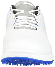 Load image into Gallery viewer, Skechers Men's Pivot Spikeless Golf Shoe, White/Gray/Blue, 9 M US