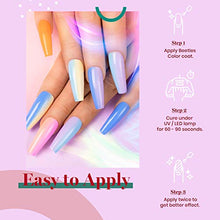 Load image into Gallery viewer, Beetles Pack of 20 Colors Rainbow Summer Gel Nail Polish Kit, Soak Off LED Lamp Gel Nail Polish Set Glitter Nude Gel Polish Starter Kit with Glossy & Matte Top Gel Base Coat Kaleidoscope