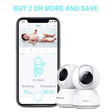 Load image into Gallery viewer, Sense-U Video Baby Monitor with Remote Pan-Tilt-Zoom Camera, 2-Way Talk, Night Vision, Background Audio, Motion Detection & No Monthly Fee (Compatible with Sense-U Baby Breathing Monitor)