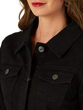 Load image into Gallery viewer, Wrangler Authentics Women's Authentics Denim Jacket, Black, Small