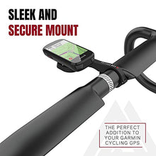 Load image into Gallery viewer, KOM Cycling Garmin Bike Mount with Carbon Finish from Garmin Edge Mount Designed for Garmin Edge 530 and Garmin 830 and Other Garmin Models