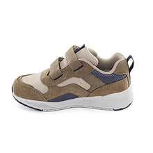 Load image into Gallery viewer, Stride Rite Boy's Made2Play Brighton-Adaptable Athletic Sneaker, Taupe, 1 X-Wide Little Kid