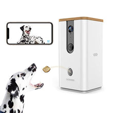 Load image into Gallery viewer, Vbroad Smart Pet Camera Treat Dispenser, 2.4G WiFi Remote Camera Monitor 720P HD Night Vision Video with 2-Way Audio Designed for Dogs and Cats, Home Safety Pet Monitor (Android/iOS)