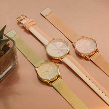 Load image into Gallery viewer, Nine West Women's Gold-Tone Mesh Bracelet Watch, NW/2428FLGP