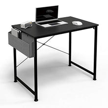 Load image into Gallery viewer, Computer Desk 31” Home Office Desk, Writing Desk Laptop Table with Storage Bag and Headphone Hook, Simple Study Desks for Bedroom, Home, Office