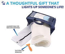 Load image into Gallery viewer, Quilted Full Body Bath Mat: Tub Mattress for Soaking, Non-Slip Bathtub Pillow with Suction Cups, 3D Air Mesh Technology, Spa Cushion for Head, Neck, and Back Support, Soft, Breathable Bathpillows