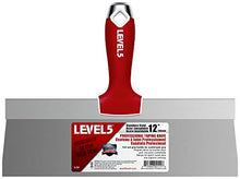 Load image into Gallery viewer, Drywall Hand Tool Kit, Stainless Steel - LEVEL5 | Joint/Taping Knives + 14" Mud Pan | Soft-Grip Handles | Pro-Grade | 5-600