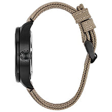 Load image into Gallery viewer, Citizen Eco-Drive Garrison Quartz Mens Watch, Stainless Steel with Nylon strap, Field watch, Khaki (Model: BU2055-08X)