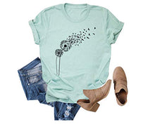 Load image into Gallery viewer, Women Sunflower T Shirt Short Sleeve Cute Graphic Tee Casual Summer Flower Shirts Tops