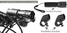 Load image into Gallery viewer, TeamObsidian Bike Light Set - Super Bright LED Lights for Your Bicycle - Easy to Mount Headlight and Taillight with Quick Release System - Best Front and Rear Cycle Lighting - Fits All Bikes