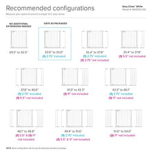 Load image into Gallery viewer, Munchkin Easy Close Pressure Mounted Baby Gate for Stairs, Hallways and Doors, Walk Through with Door, Metal, White