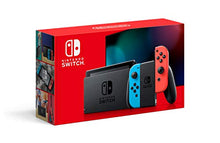 Load image into Gallery viewer, Nintendo Switch with Neon Blue and Neon Red Joy‑Con - HAC-001(-01)