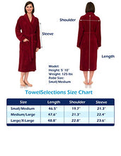 Load image into Gallery viewer, TowelSelections Organic Turkish Cotton Bathrobe Terry Shawl Robe for Women Small/Medium Campanula