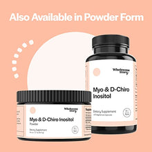 Load image into Gallery viewer, Myo-Inositol & D-Chiro Inositol Blend | 30-Day Supply | Most Beneficial 40:1 Ratio | Hormonal Balance & Healthy Ovarian Function Support for Women | Vitamin B8 | (120 Capsules)