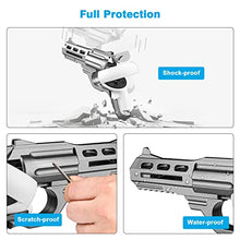 Load image into Gallery viewer, AIXOTO VR Game Gun for Oculus Quest 2, Touch Controller Pistol Case Grips Accessories Compatible with Oculus/Meta Quest 2, Enhanced FPS Gaming Experience for Virtual Shooting Games-Black