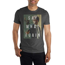 Load image into Gallery viewer, Pulp Fiction Say What Again Charcoal T-Shirt Medium