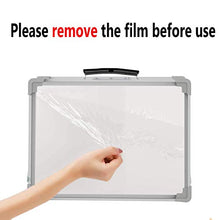 Load image into Gallery viewer, Small Dry Erase White Board,16X12Inches Portable Double-Sided Magnetic Foldable Desktop Whiteboard Easel for Kids&Home,Classroom,Office-White