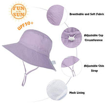Load image into Gallery viewer, Zando Baby Girl Sun Hat Infant Toddler UPF 50+ Sun Protection Hats Kids Adjustable Outdoor Pool Beach Cap For Girls Flamingo Pink 18.1"-19.7" / 6-24 Months