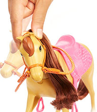 Load image into Gallery viewer, Mattel Barbie Hugs 'n Horses Playset with Barbie and Chelsea Dolls, 2 Horses and 15+ Accessories for Kids 3 Years Old and Up