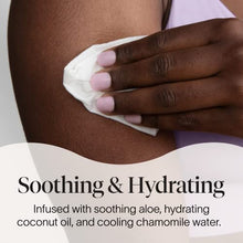 Load image into Gallery viewer, Cora Body Cloths | Cleansing Wipes | Unscented | All Over Refresh | Intimate Areas | Moisturizing and Hydrating | pH Balance | Soothing Aloe | Pouch | Packaging May Vary (60 Count)