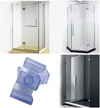 Load image into Gallery viewer, 49mm Anti-Collision Block for Shower Room Glass Sliding Door Shower Door Bottom Guide Assembly Clear(4Pcs)