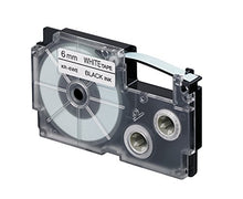 Load image into Gallery viewer, Casio WE 6 mm Black on White, XR-6WE