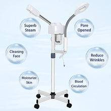 Load image into Gallery viewer, 2 in 1 Facial Steamer With 5X Magnifying Lamp For Salon Spa Beauty