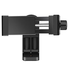 Load image into Gallery viewer, Neewer Smartphone Holder Vertical Bracket with 1/4-inch Tripod Mount - Phone Clip Tripod Adapter for iPhone X 8 7 Plus 7 6 Plus, Samsung S8 S7 S6 and Other Phones Within 1.9-3.9 inches Width (Black)