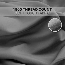 Load image into Gallery viewer, Secura Everyday Luxury Queen Bed Sheet Set 4 Piece - Soft Microfiber 1800 Thread Count 16" Deep Pocket Sheet Sets - Hypoallergenic, Wrinkle & Fade Resistant (Gray)