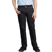 Load image into Gallery viewer, Dickies Khaki Big Boys' Flex Waist Slim Stretch Pant, Black, 8