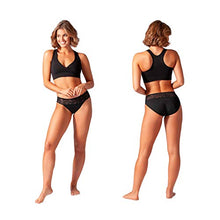 Load image into Gallery viewer, Leak Proof Bikini: Light-Medium Discharge Protection | Period Panties/Menstrual & Postpartum Underwear (LARGE, 2 PACK: BLACK)