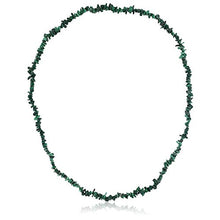 Load image into Gallery viewer, Gem Stone King 447.00 Carat Green Malachite Crystal Chip Necklace 32 Inch
