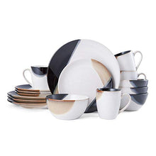 Load image into Gallery viewer, Gourmet Basics by Mikasa Caden 16-Piece Dinnerware Set, Service for 4 - ,Assorted