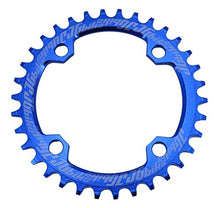 Load image into Gallery viewer, JGbike Elite Round Oval Chainring 104mm BCD 30T 32T 34T 36T 38T Narrow Wide Single Chainring for 8 9 10 11 12 Speed MTB XC Trail e-Bike Fat Bike Mountain Bike Bicycle