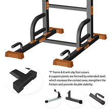 Load image into Gallery viewer, Sportsroyals Power Tower Dip Station Pull Up Bar for Home Gym Strength Training Workout Equipment, 400LBS.