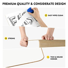 Load image into Gallery viewer, Magicfly Double-Sided Small White Board for Classroom, 9 x 12 Inches Dry Erase Lap Boards, Bulk Pack of 16 Mini White Board for Student, Kids, Teachers, Office, with 16 Pens, 16 Erasers & 16 Pen Clips