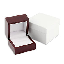 Load image into Gallery viewer, 18K Yellow Gold Round-Cut Blue Sapphire Gemstone Solitaire Engagement Ring Bezel (1/3 cttw) Size 9