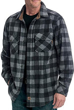 Load image into Gallery viewer, Legendary Whitetails Men's Navigator Fleece Button Up Shirt, Asphalt Ridge, 3X-Large