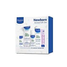 Load image into Gallery viewer, Mustela Newborn Arrival Gift Set - Baby Skincare & Bath Time Essentials - Natural & Plant Based - 5 Items Set