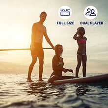 Load image into Gallery viewer, Mousa Inflatable Paddle Board, 11' x 34'' x 6'' Dual Player Paddle Boards for Adults, 3-Fin & Floatable Paddle Non Slip Deck, Waterproof Phone Case, Backpack Yoga ISUP, 20 lbs Super Light SUP Board