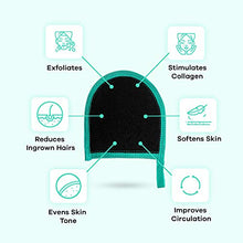 Load image into Gallery viewer, Dermasuri Deep Exfoliating Face Scrub and Body Scrub Mitt - Facial Scrub & Skin Cleanser - Part of the Best Skincare Kit for Women & Men - Cleanse Dead or Dry Skin - Exfoliator Face Scrub Tool