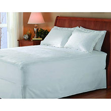 Load image into Gallery viewer, Sunbeam Year Round Heated Fitted Mattress Pad with 5 Heat Settings Full Size Auto Shut Off 5 Heat Settings