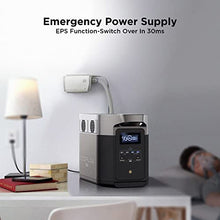 Load image into Gallery viewer, EF ECOFLOW Delta Max (2000) Solar Generator 2016Wh with 160W Solar Panel, 6 X 2400W (5000W Surge) AC Outlets, Portable Power Station for Home Backup Outdoors Camping RV Emergency