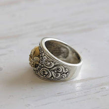Load image into Gallery viewer, grim Reaper skull ring sterling silver biker Gothic Pirate memento mori men brass viking