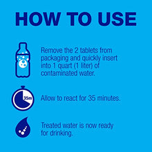 Load image into Gallery viewer, Potable Aqua Germicidal Water Purification Tablets - 50 Count Twin Pack